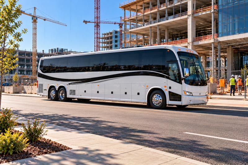 Construction Site Shuttle Bus Services in St. Louis, MO