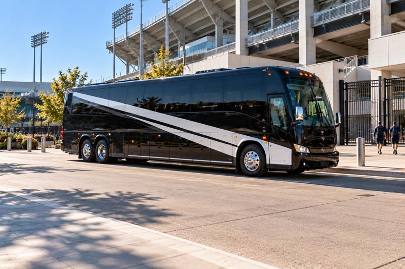 Sports Team Charter Bus Rentals in St. Louis, MO